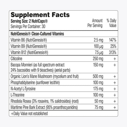 Mind Lab Pro MLP v4 Universal Nootropic Brain Booster Supplement 60-Count